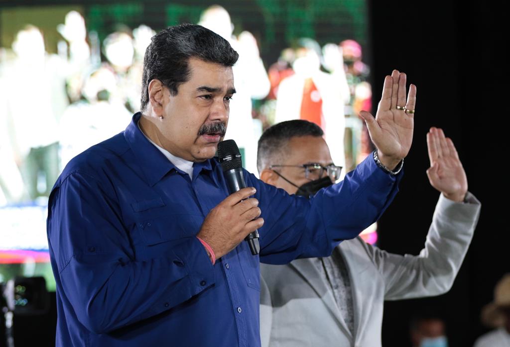 Regime de Nicolás Maduro é acusado de perseguição política Foto: Miraflores Presidential Palace Handout/EPA