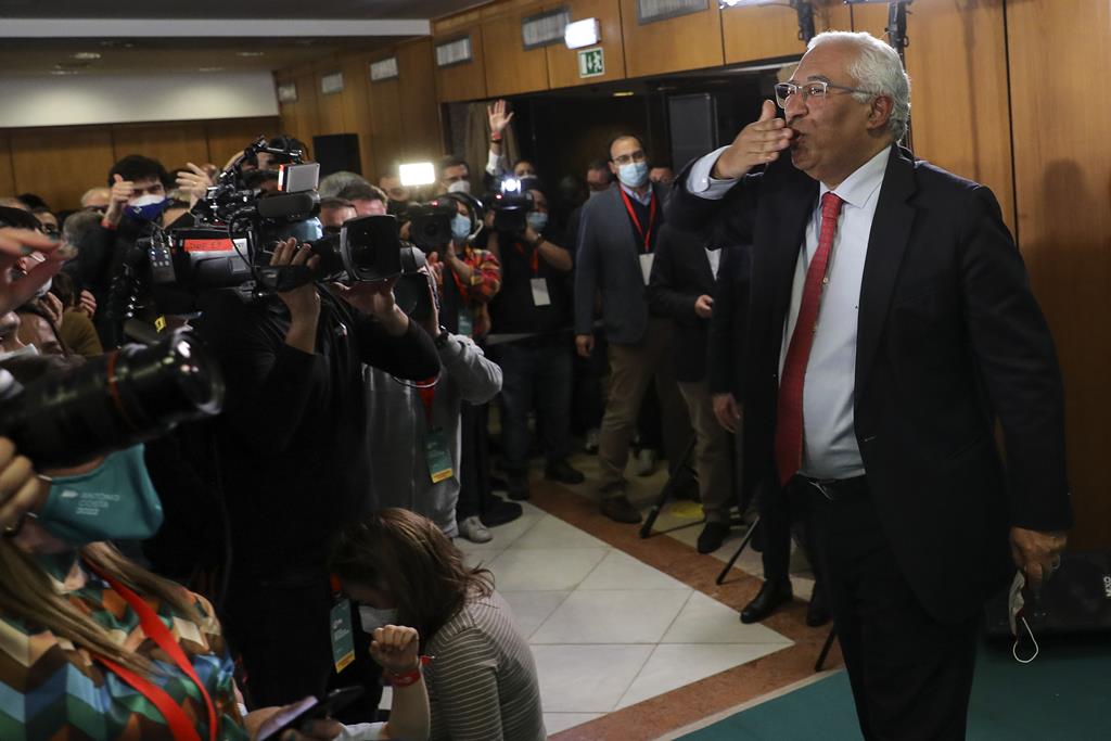 António Costa conquistou a maioria absoluta nas eleições legislativas 2022 Foto: Miguel A. Lopes/Lusa