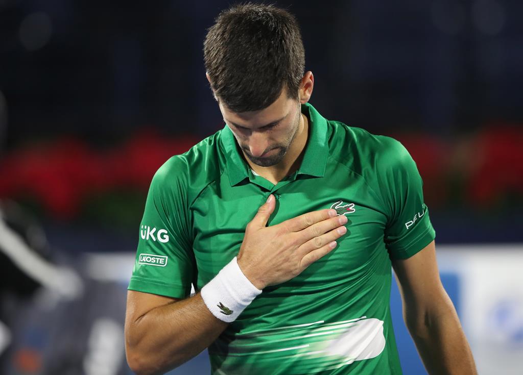 Novak Djokovic ainda não conquistou nenhum título, este ano. Foto: Ali Haider/EPA