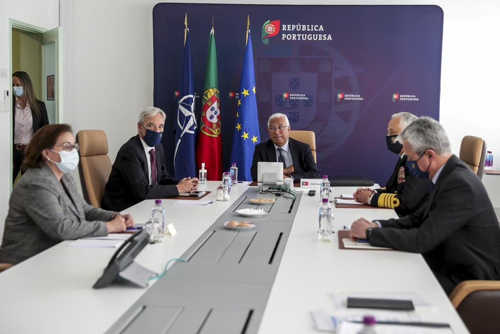 António Costa participa na Cimeira extraordinária de Chefes de Estado e de Governo da NATO. Foto: Tiago Petinga/Lusa