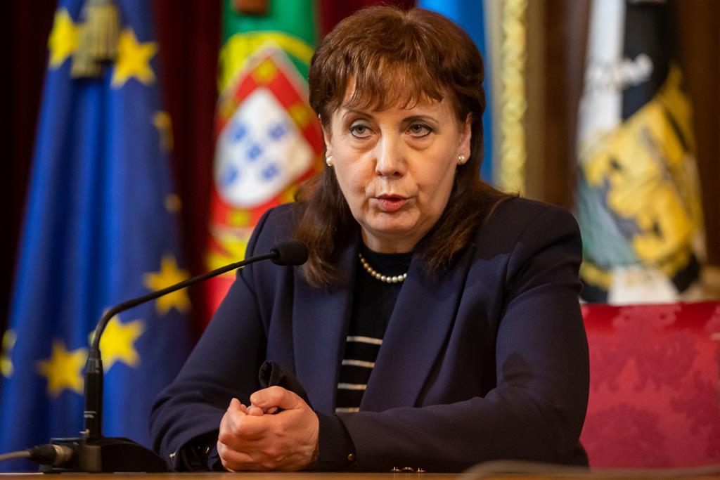 embaixadora da Ucrânia em Portugal, Inna Ohnivets Foto: José Sena Goulão/Lusa