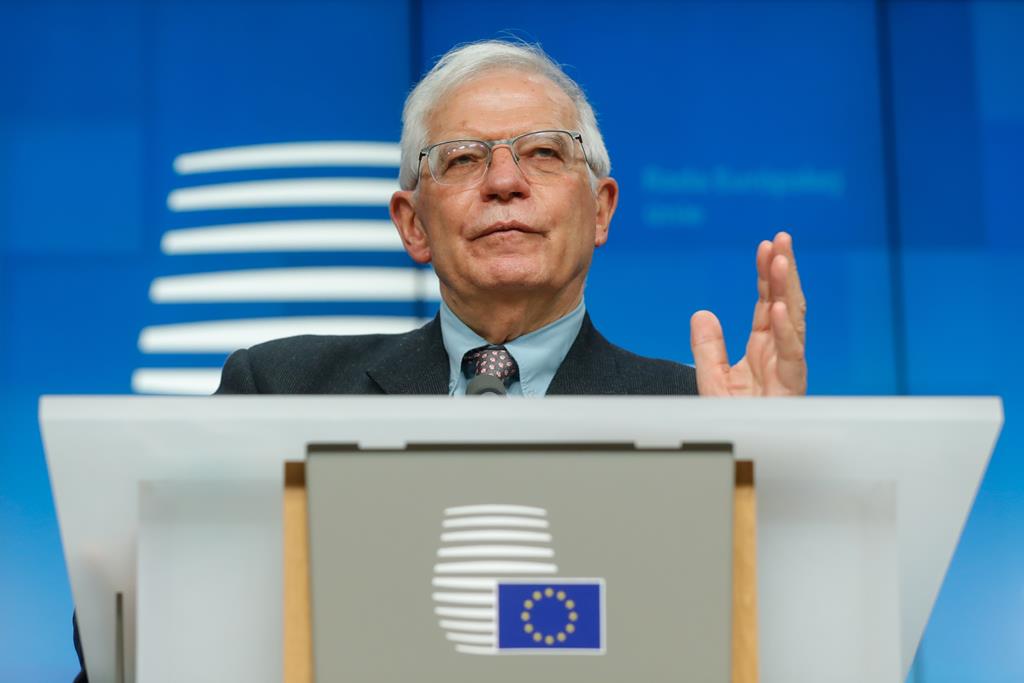 Josep Borrell, chefe da diplomacia europeia Foto: Stephanie Lecocq/EPA