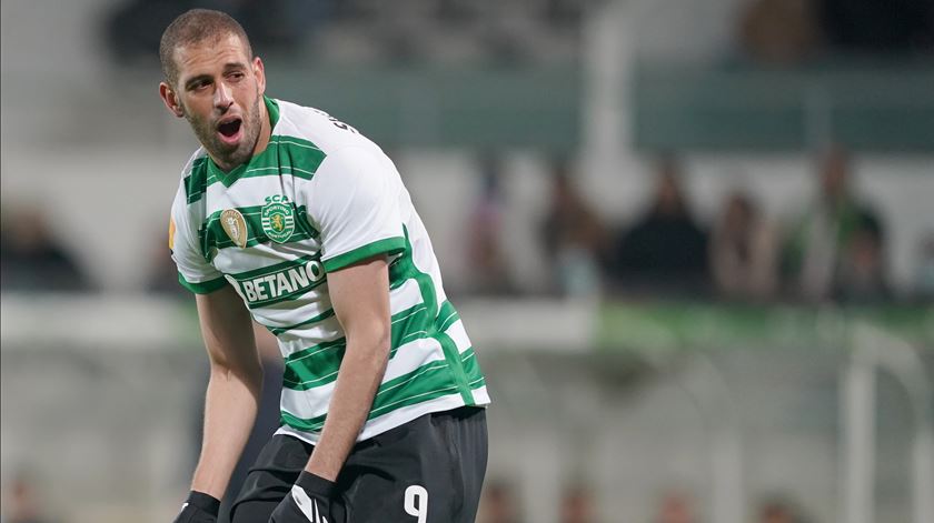 Slimani não entra nos planos de Rúben Amorim Foto: Hugo Delgado/EPA