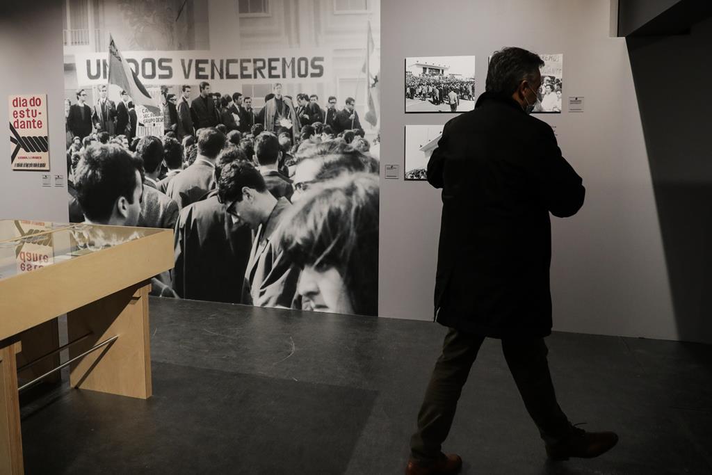 Exposição Primaveras Estudantis: da crise de 1962 ao 25 de Abril. Foto: Tiago Petinga/Lusa
