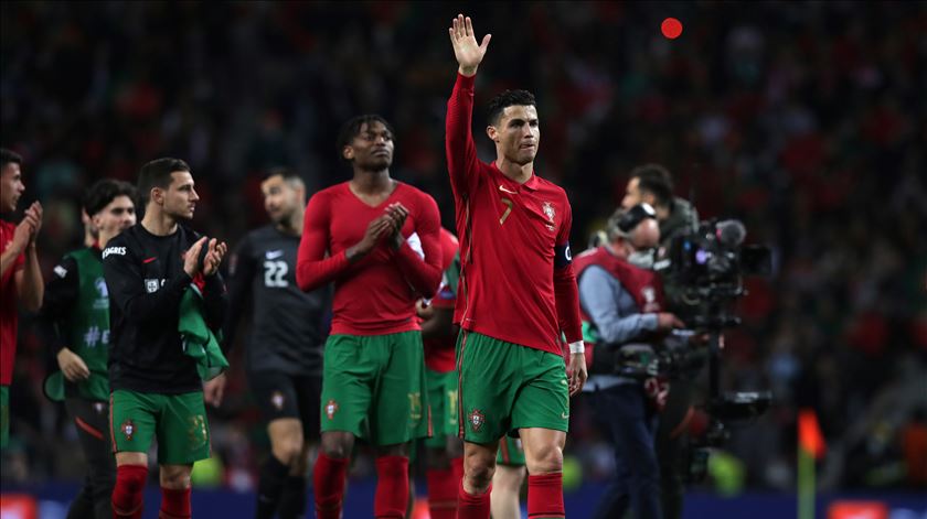 Cristiano Ronaldo depois do Portugal - Turquia. Foto: Estela Silva/EPA