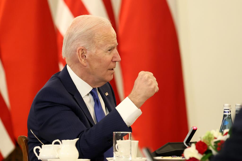 Joe Biden na visita Polónia, no final do mês passado. Foto: Leszek Szymanski/EPA