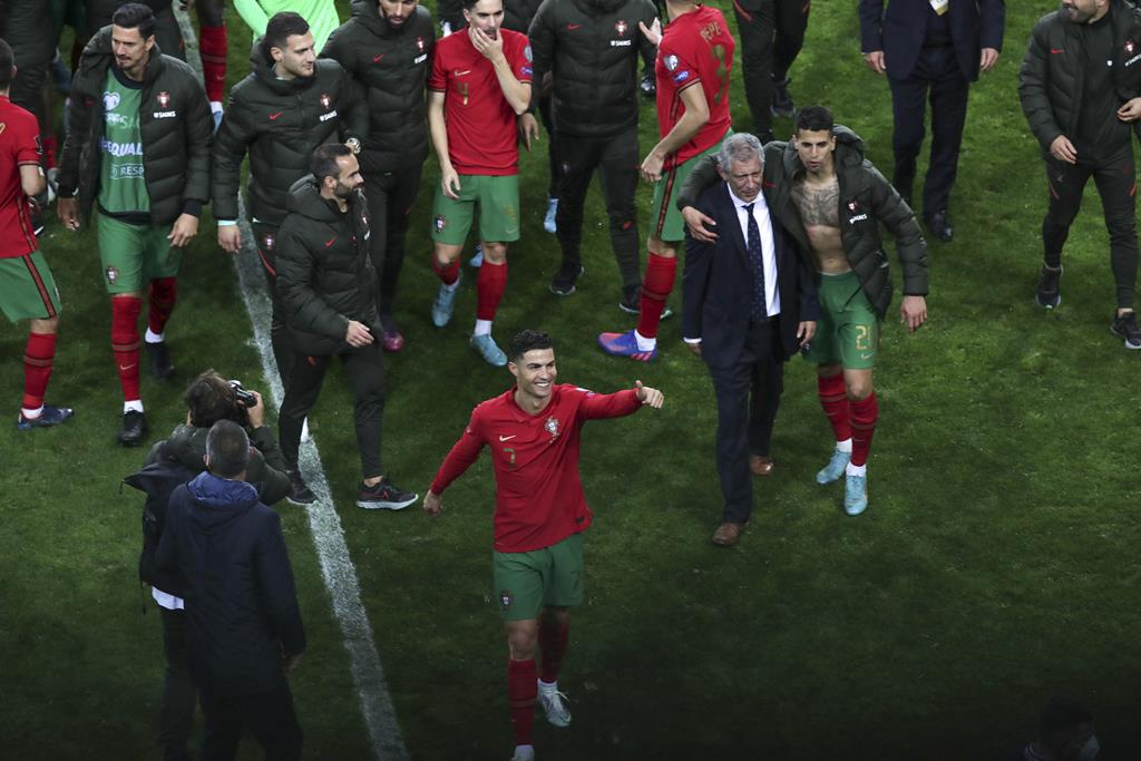 Cristiano Ronaldo - Portugal vence Macedónia do Norte e apura-se para o Mundial 2022 no Qatar Foto: Estela Silva/Lusa