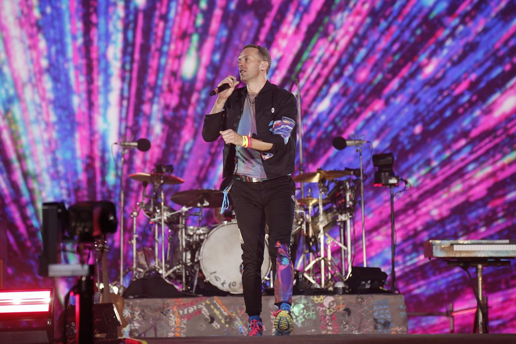 Chris Martin e os Coldplay com dois concertos marcados em solo nacional. Foto: Francisco Guasco/EPA