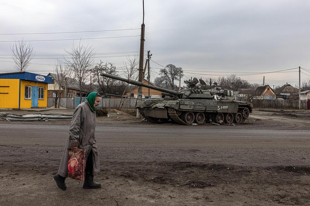 Trostyanets cidade reconquistada pelas forças ucranianas Foto: Roman Pilipey/EPA