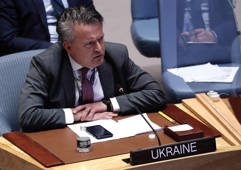 Sergiy Kyslytsya, embaixador da Ucrânia na ONU. Foto: Peter Foley/EPA