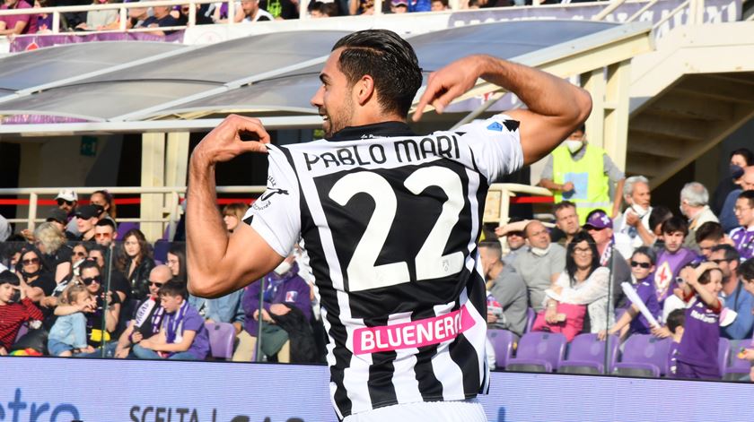 Pablo Marí jogou na Udinese na temporada passada Foto: Claudio Giovannini/EPA