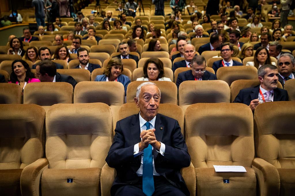 Marcelo Rebelo de Sousa na abertura do VII Congresso Nacional da ACEGE. Foto: José Sena Goulão/Lusa