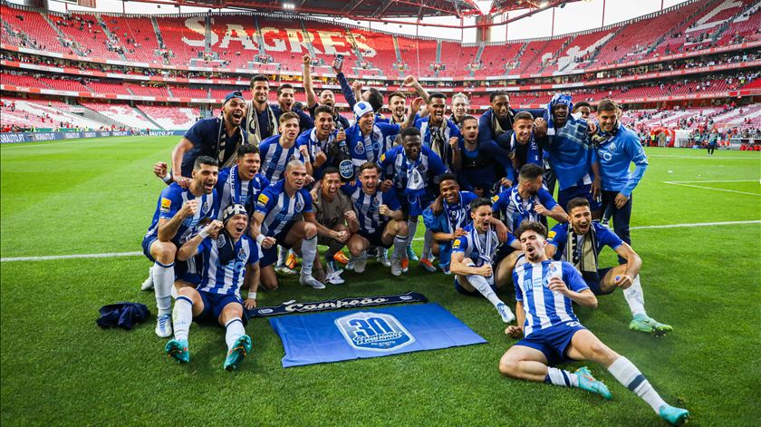 FC Porto foi campeão pela 30ª vez na sua história. Foto: Jose Sena Goulao/EPA