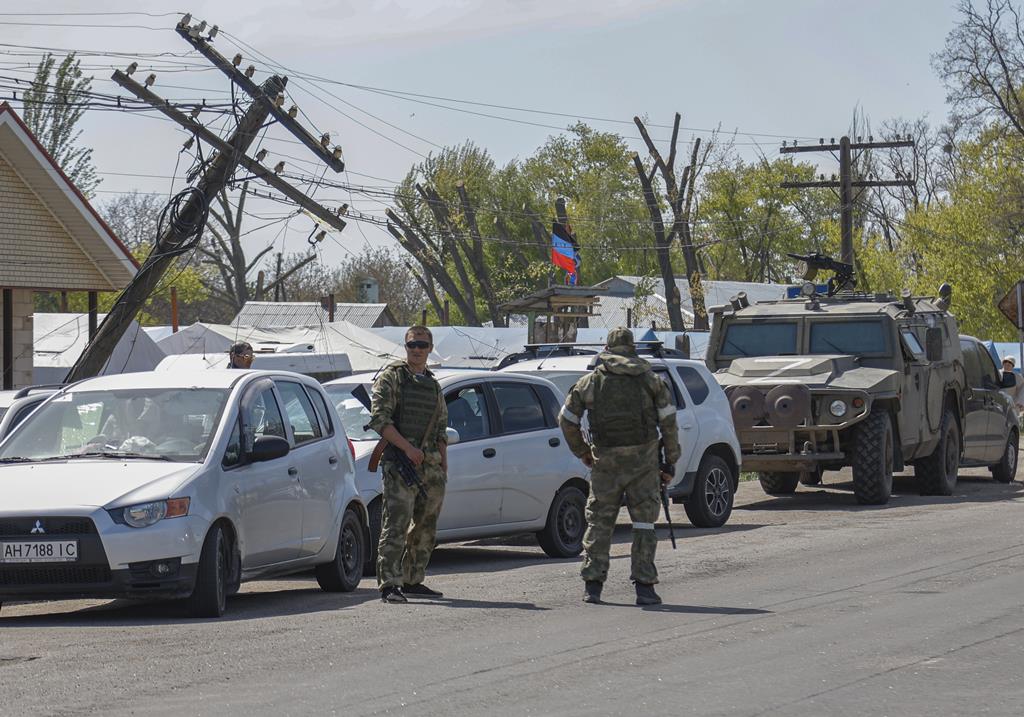 Civis retirados de Azovstal, em Mariupol. Foto: Alessandro Guerra/EPA