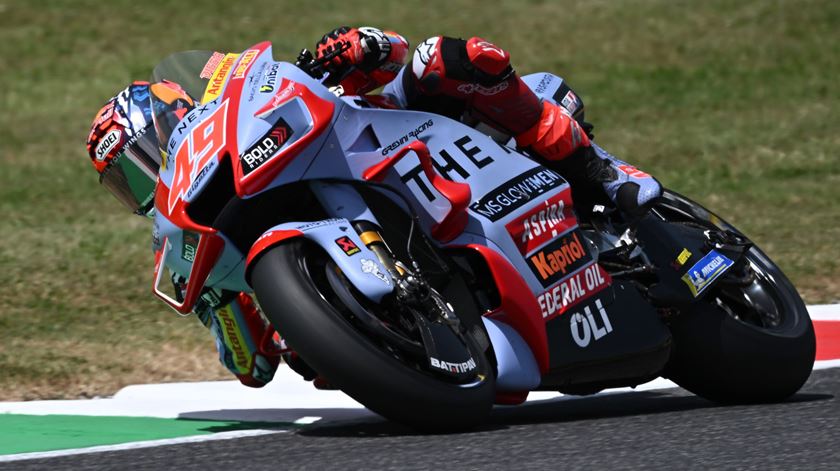 A Gresini Racing, equipa satélite da Ducati, tem uma empresa portuguesa entre os patrocinadores Foto: Claudio Giovannini/EPA