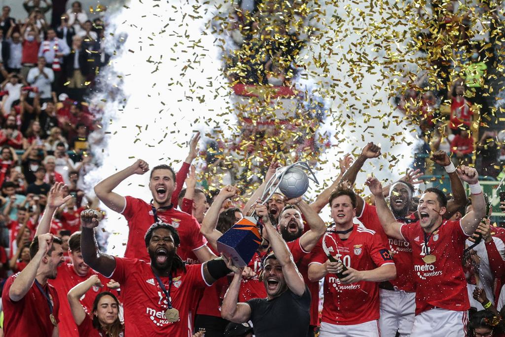Benfica vence Liga Europeia EHF de andebol. Foto: Tiago Petinga/Lusa