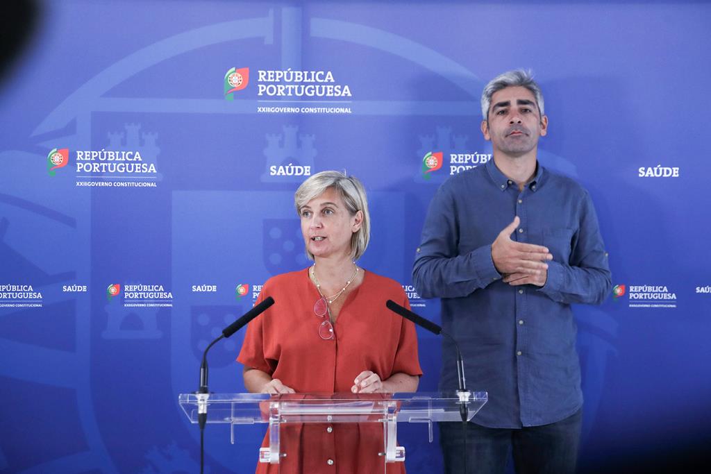 Ministra da Saúde Marta Temido anuncia plano de contingência. Foto: António Cotrim/Lusa