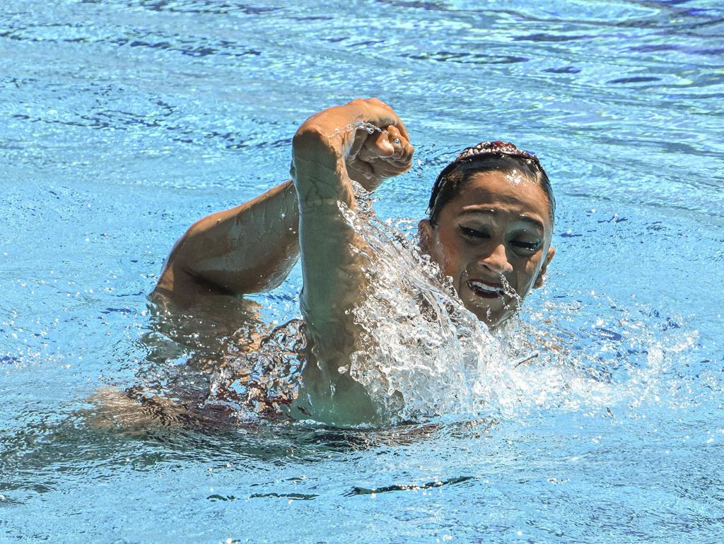 Anita Alvarez, natação sincronizada. Foto: Zsolt Szigetvary/EPA