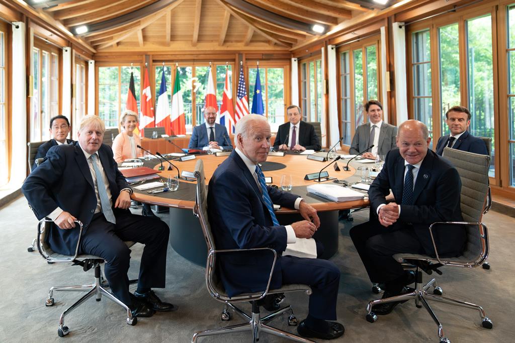 Líderes do G7 reunidos no castelo d