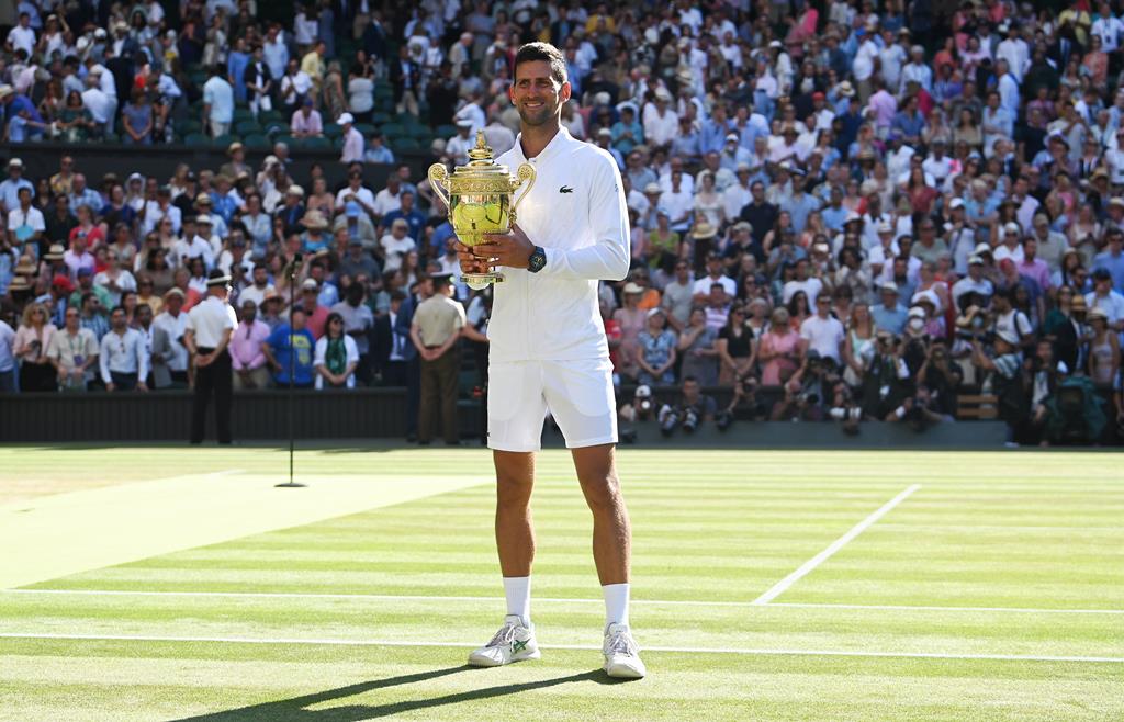 Djokovic conquistou o sétimo título em Wimbledon Foto: Neil Hall/EPA