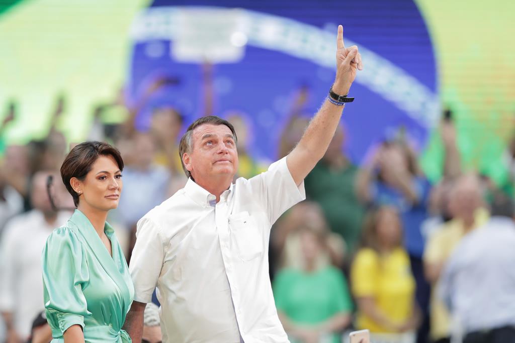 Jair Bolsonaro apresenta recandidatura a Presidente do Brasil pelo Partido Liberal Foto: André Coelho/EPA