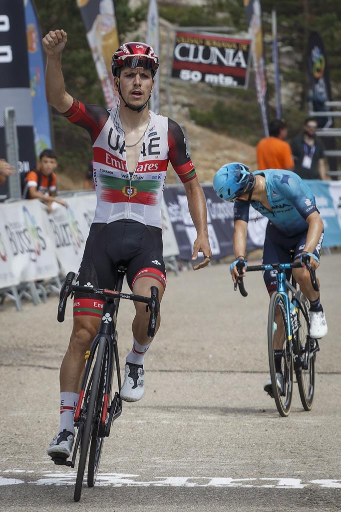 João Almeida vence etapa na Vuelta a Burgos. Foto: Santi Otero/EPA