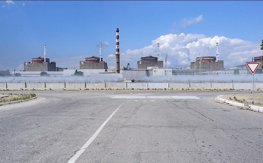 Míssil atinge perímetro da central nuclear de Zaporíjia - Zaporizhzhia - na Ucrânia Foto: Governo da Rússia/EPA