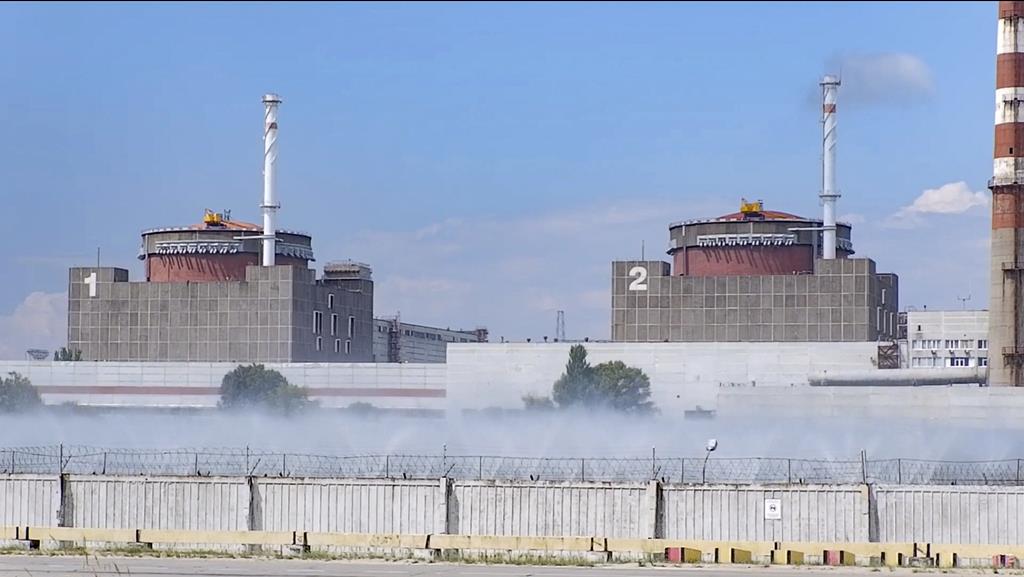 Central nuclear de Zaporíjia - Zaporizhzhia - na Ucrânia Foto: Governo da Rússia/EPA