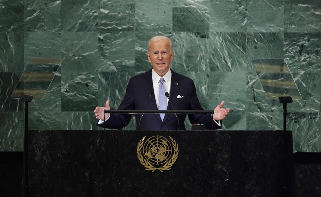 Joe Biden nas Nações Unidas. Foto: Justin Lane/EPA