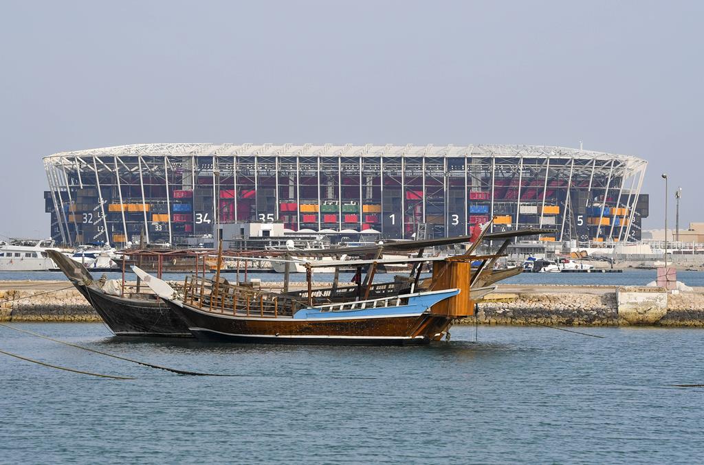 O Estádio 974, onde Portugal joga o primeiro jogo frente ao Gana. Foto: Noushad Thekkayil/EPA