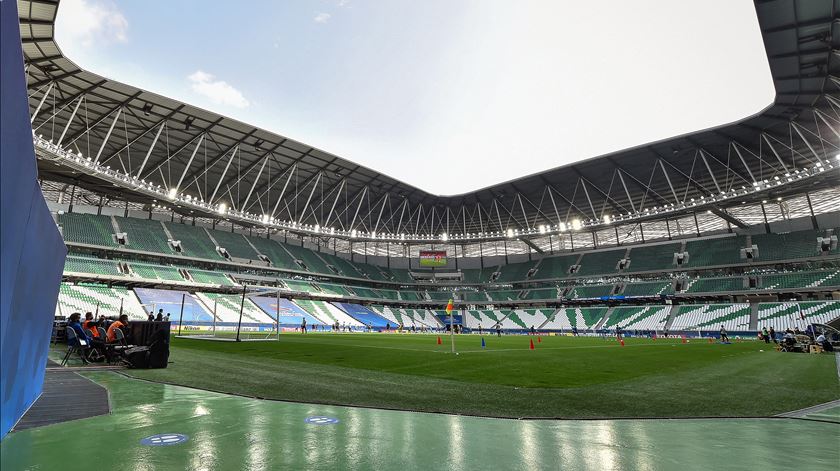 Estádio Cidade da Educação. Foto: Noushad Thekkayil/EPA