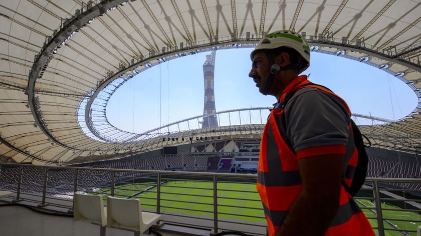 Khalifa International Stadium. Foto: Noushad Thekkayil/EPA