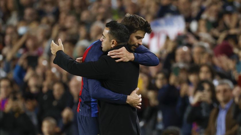 Despedida de Gerard Piqué no FC Barcelona. Foto: Toni Albir/EPA