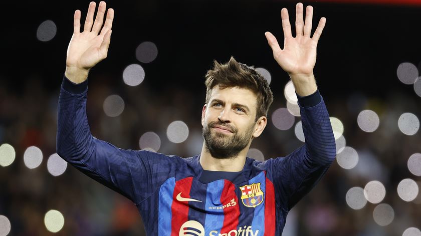 Despedida de Gerard Piqué no FC Barcelona. Foto: Toni Albir/EPA