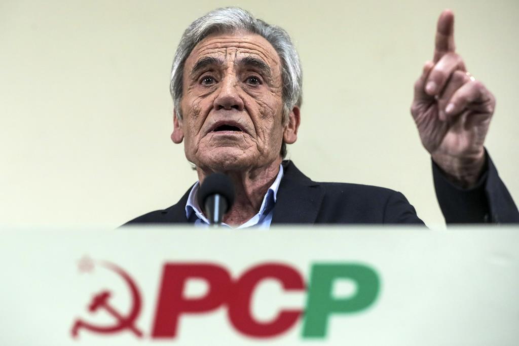Jerónimo de Sousa deixa liderança do PCP e o Parlamento Foto: Tiago Petinga/Lusa
