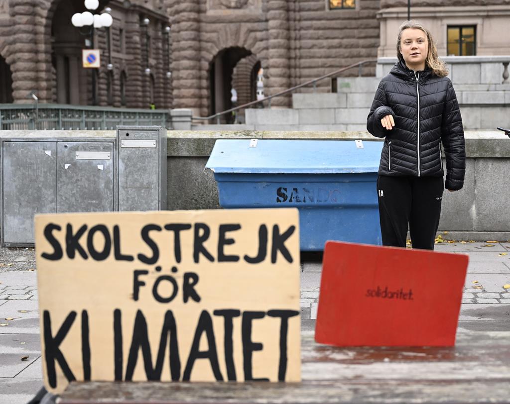 Greta Thunberg foi a vencedora da primeira edição do Prémio Gulbenkian para a Humanidade. Foto: Pontus Lundah/EPA