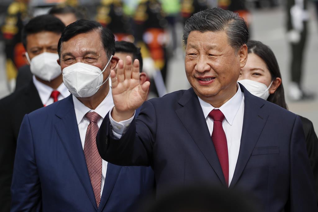 Presidente chinês Xi Jinping, na cimeira do G20. Foto: Ajeng Dinar Ulfiana / Pool/EPA