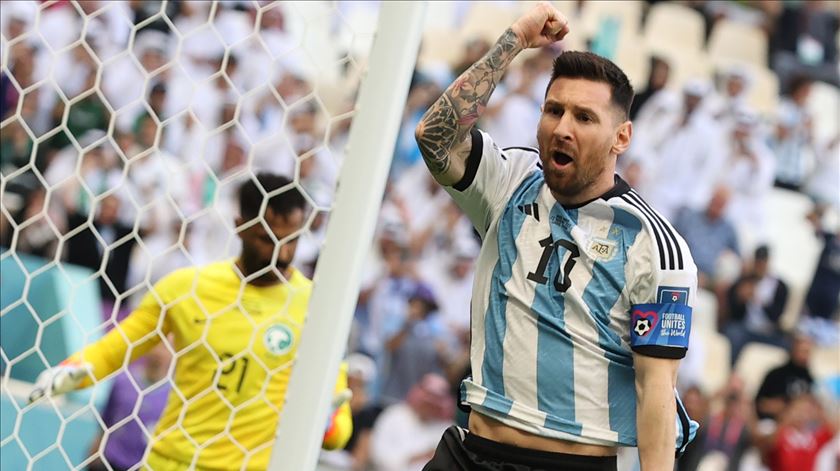 Messi já marcou em quatro Mundiais diferentes. Foto: Mohamed Messara/Lusa