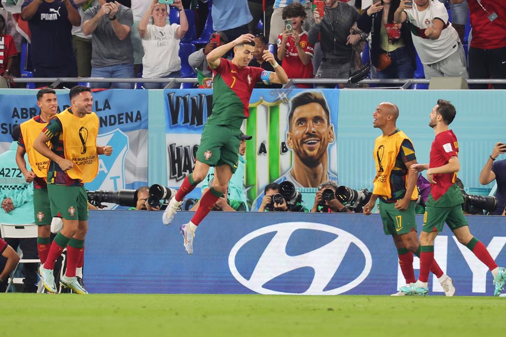 Ronaldo quebrou mais um recorde. Foto: Abir Sultan/EPA