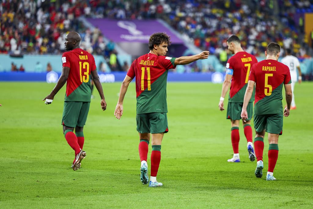 Portugal bateu o Gana, por 3-2. Ronaldo, Félix e Rafael Leão marcaram os golos. Foto: José Sena Goulão/Lusa