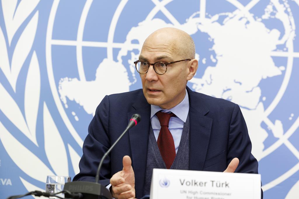 Volker Tuerk, Alto-Comissário das Nações Unidas para os Direitos Humanos. Foto: Salvatore Di Nolfi/EPA