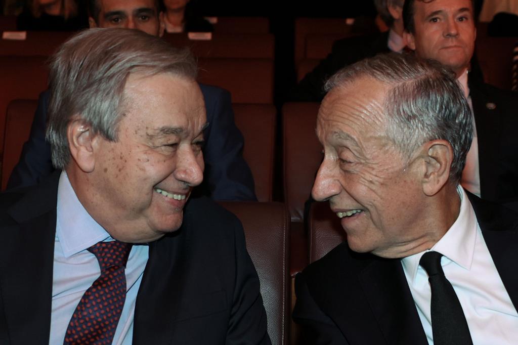 António Guterres e Marcelo Rebelo de Sousa. Foto: António Cotrim/Lusa