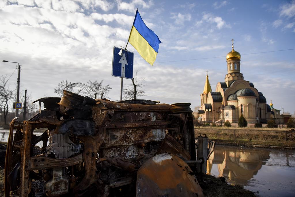 Guerra na Ucrânia - cidade de Bakmut na região de Donetsk Foto: Oleg Petrasyuk/EPA