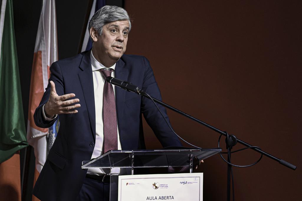 Governador do Banco de Portugal, Mário Centeno. Foto: Luís Forra/Lusa