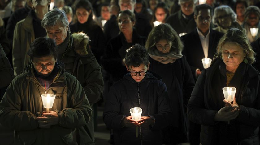 Vigílias pelas vítimas de abusos sexuais na Igreja em Lisboa. Foto: Tiago Petinga/Lusa