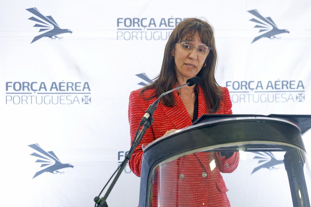 Ministra da Defesa Nacional, Helena Carreiras. Foto: António Pedro Santos/Lusa