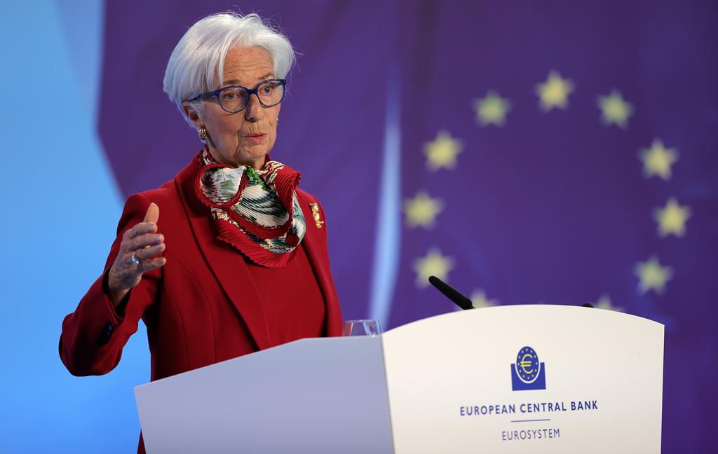 Christine Lagarde, presidente do BCE. Foto: Friedemann Vogel/EPA