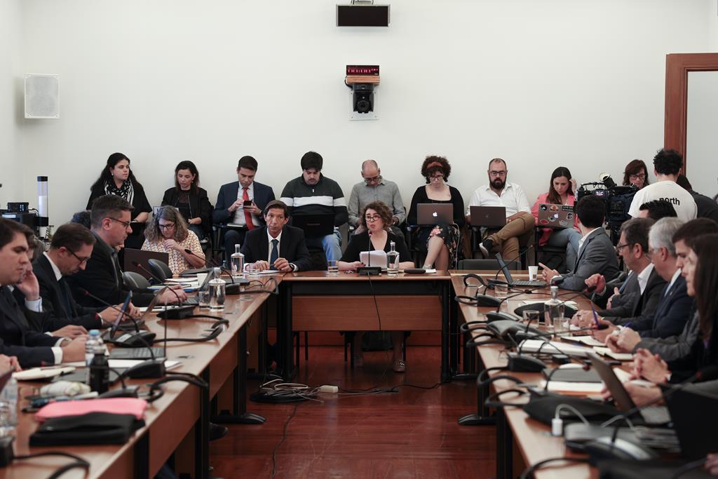 Alexandra Reis na Comissão Parlamentar de Inquérito à Tutela Política da Gestão da TAP. Foto: António Cotrim/Lusa (arquivo)