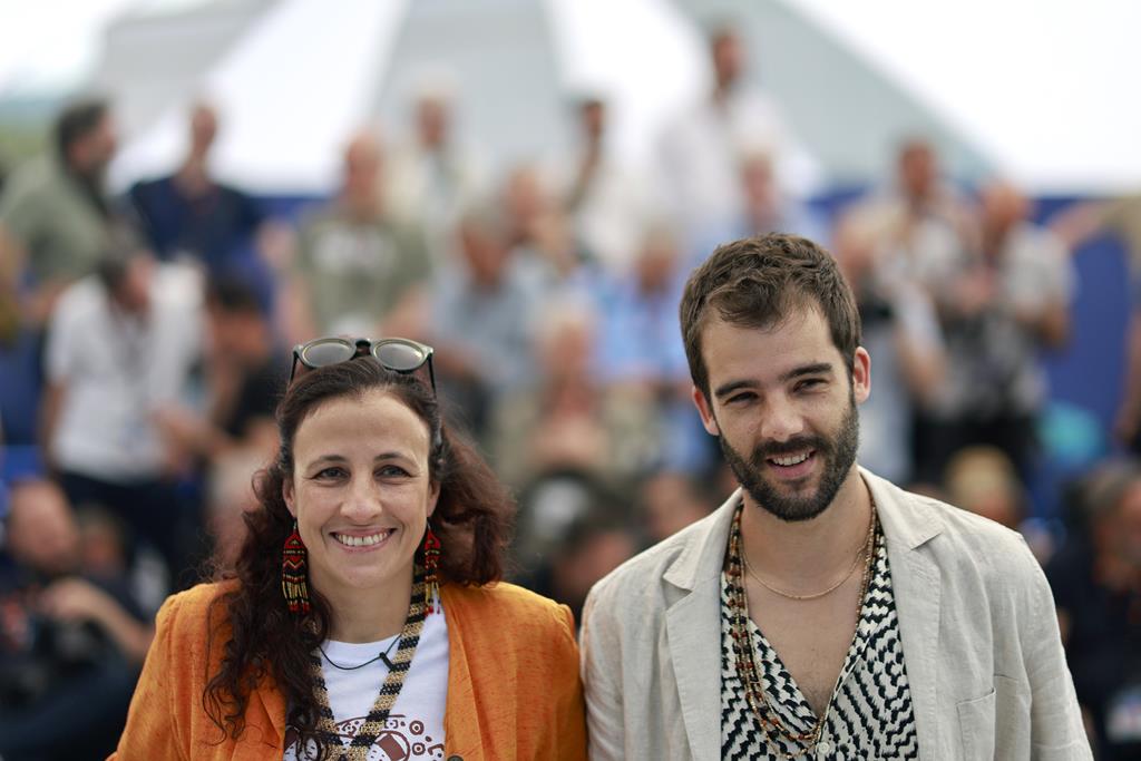  João Salaviza e Renée Nader no Festival de Cannes 2023 Foto: Guillaume Horcajuelo/EPA