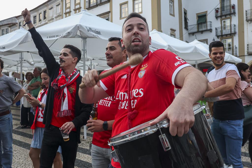 Festa do Benfica em Évora. Foto: Paulo Novais/Lusa
